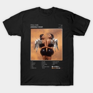 Chloe x Halle - Ungodly Hour Tracklist Album T-Shirt